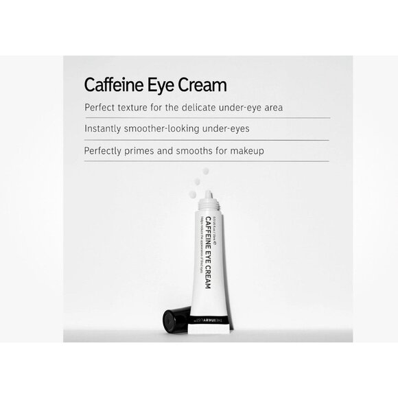 Caffeine Eye Cream 0.5 fl oz - Reduces Puffiness Dark Circles - Picture 6 of 12